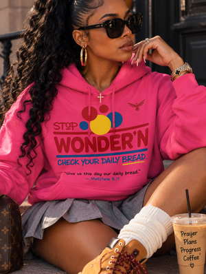 Daily Bread Christian Hoodie – Matthew 6:11 Unisex Faith Streetwear Black / S product mockup