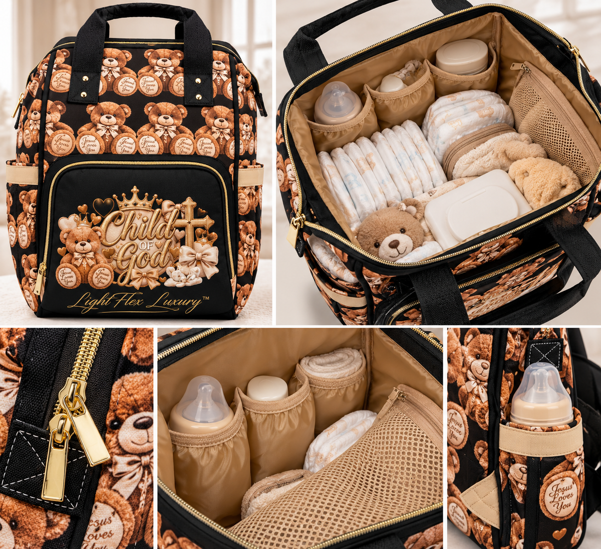 Child of God™ Luxury Diaper Bag
