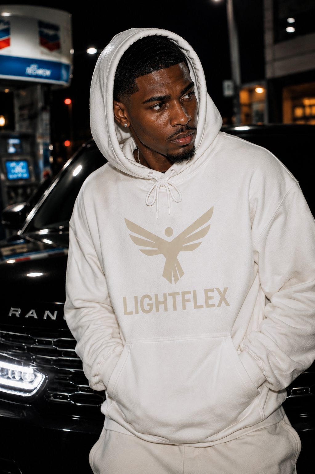 Salt™ White Signature Hoodie
