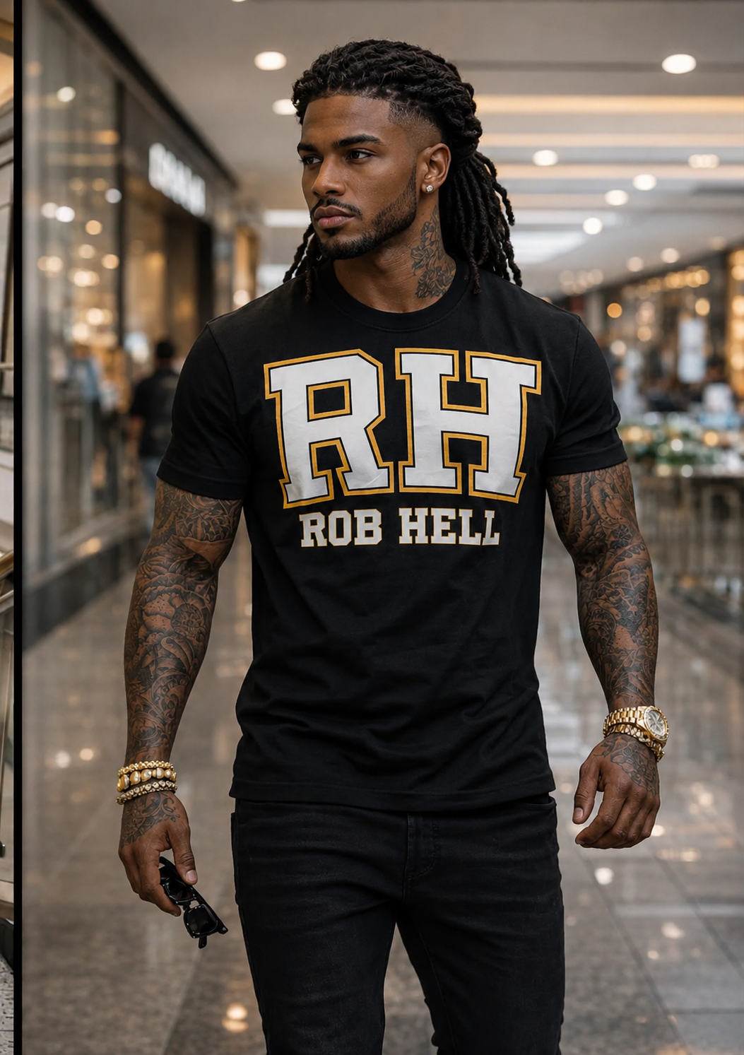 RH Rob Hell™ Collegiate Tee — Saving Souls Luxury Edition