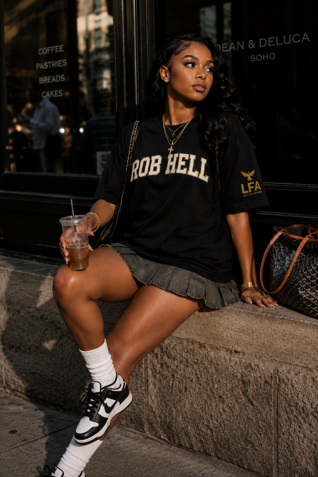 Rob Hell™ Blackout Luxe Heavyweight Christian Streetwear Tee