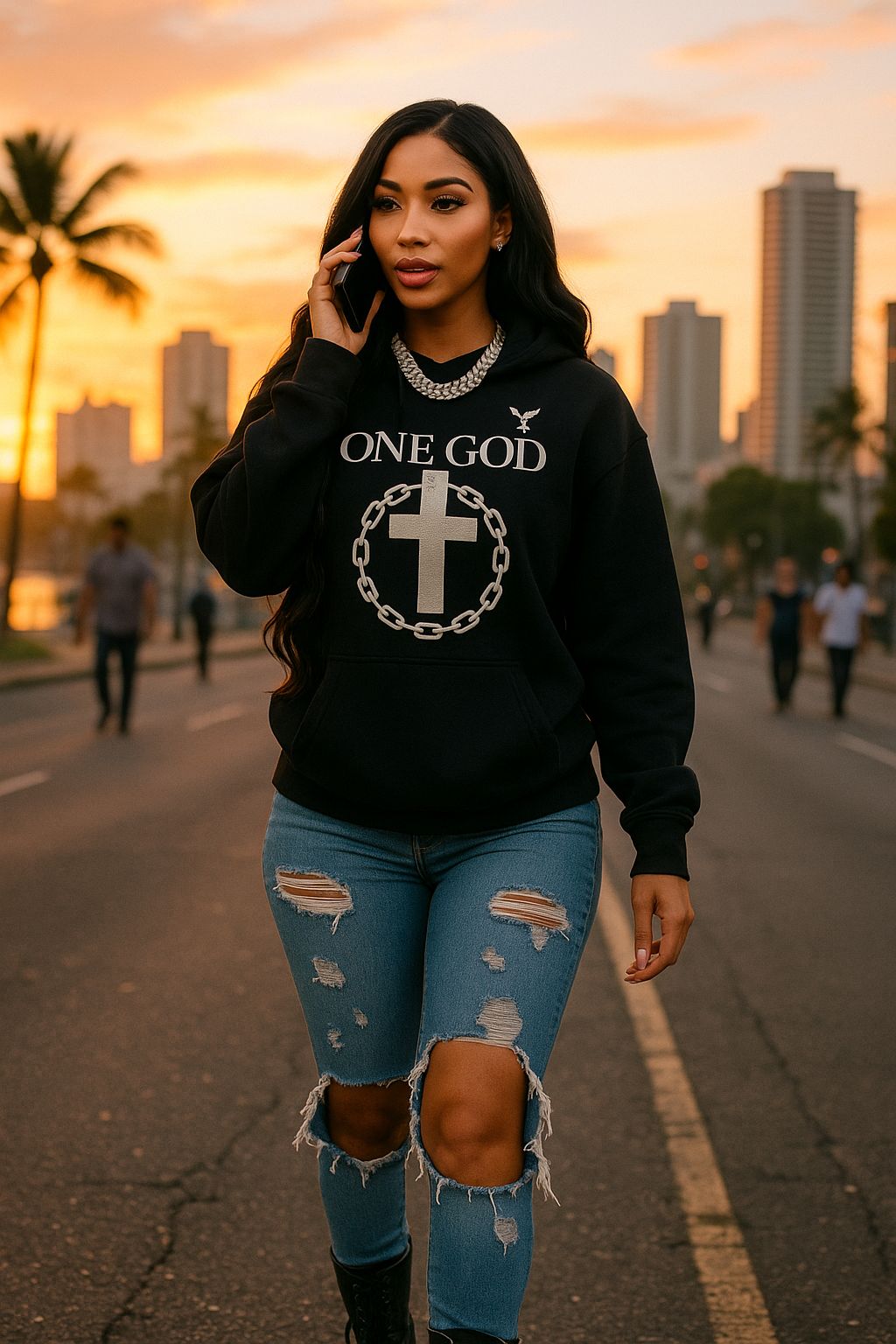One God Unisex Hoodie