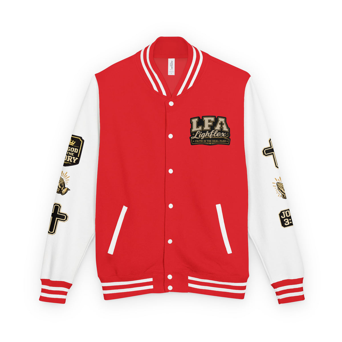 Heavyweight letterman jacket S product mockup